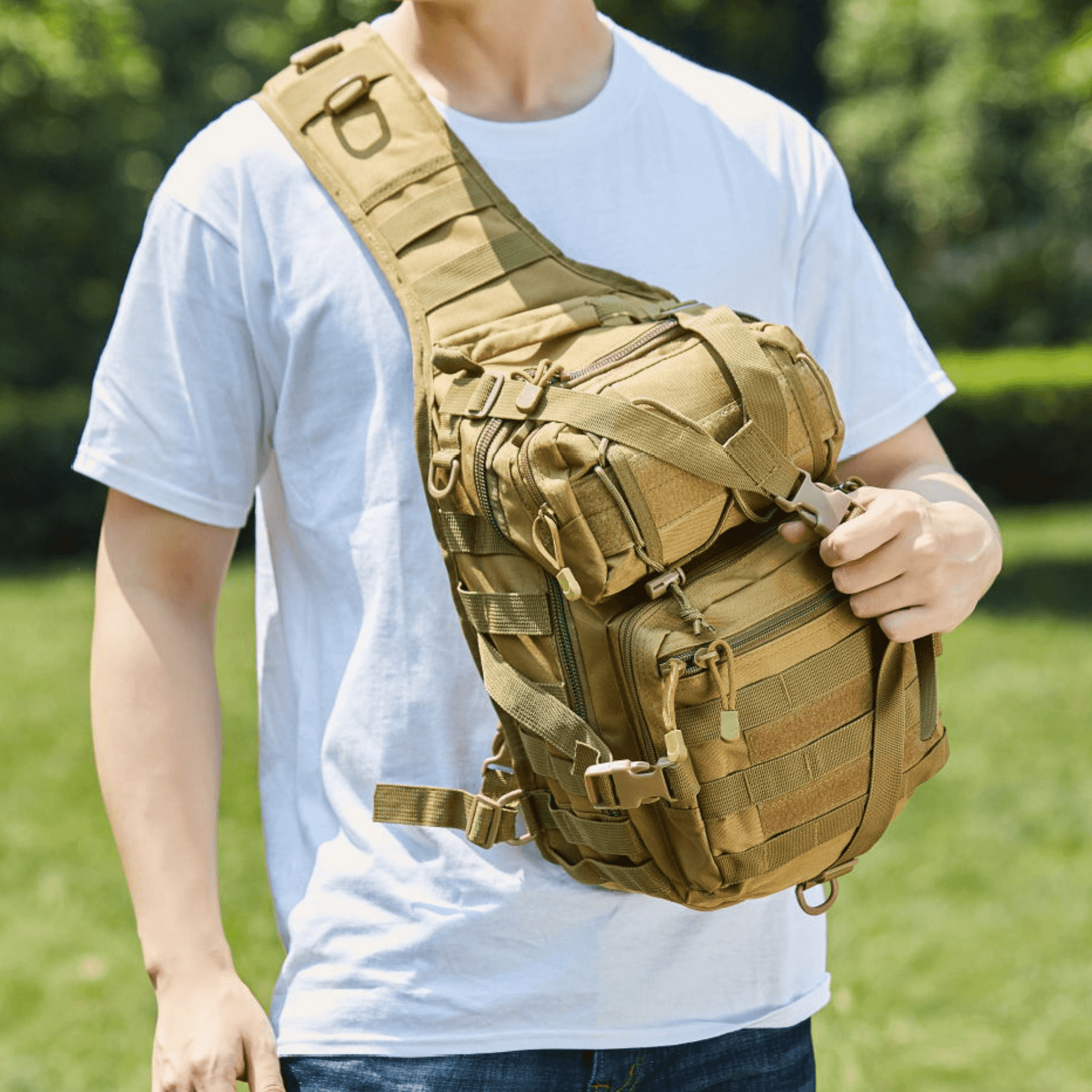 Tactical Medium Sling Range Bag - Korvel