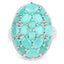 Bague de fiançailles en argent sterling avec émeraude véritable de 5,48 carats