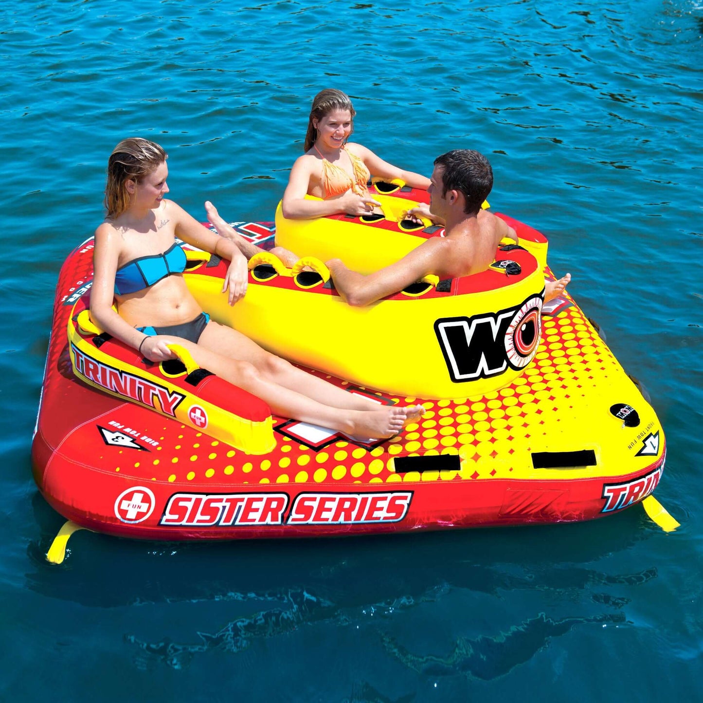 WOW Sports Trinity 4P Sister Towable Tube