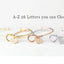 Personalized Knot Initial Bracelets - Luxury Charm Bangles