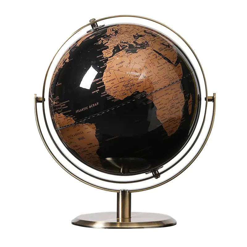 Globo de Escritorio con Mapa Retro para Decoración del Hogar y la Oficina