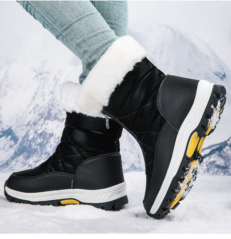 Botas de Nieve de Invierno para Mujer de Caña Alta para Deportes al Aire Libre