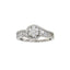Genuine 0.50ct Diamond Engagement Ring in 10KT White Gold