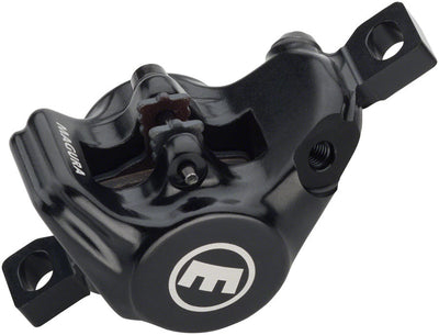 Caliper de freno de disco Magura MT C4 ABS - Negro ABS/Plata láser