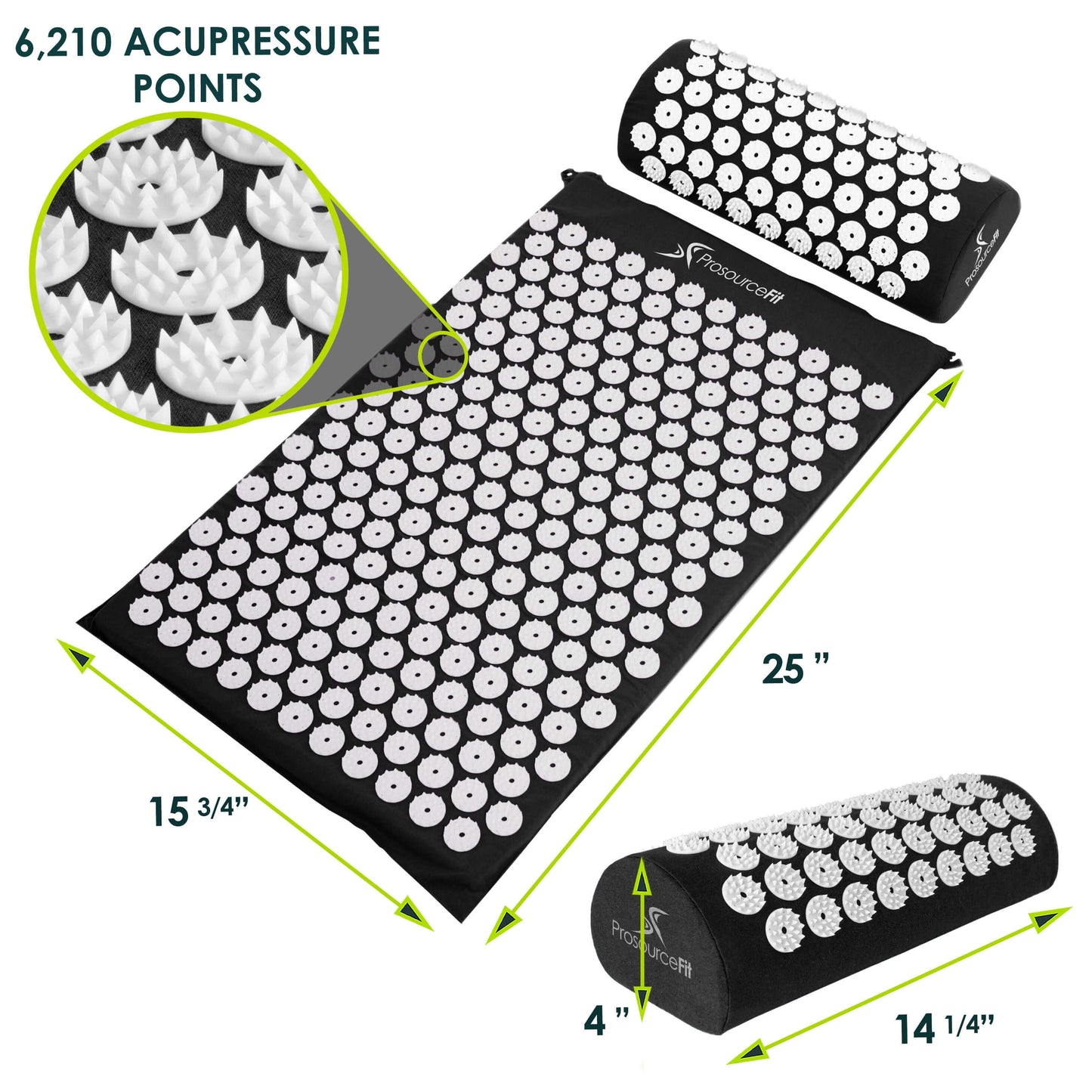 Premium Acupressure Mat and Pillow Set