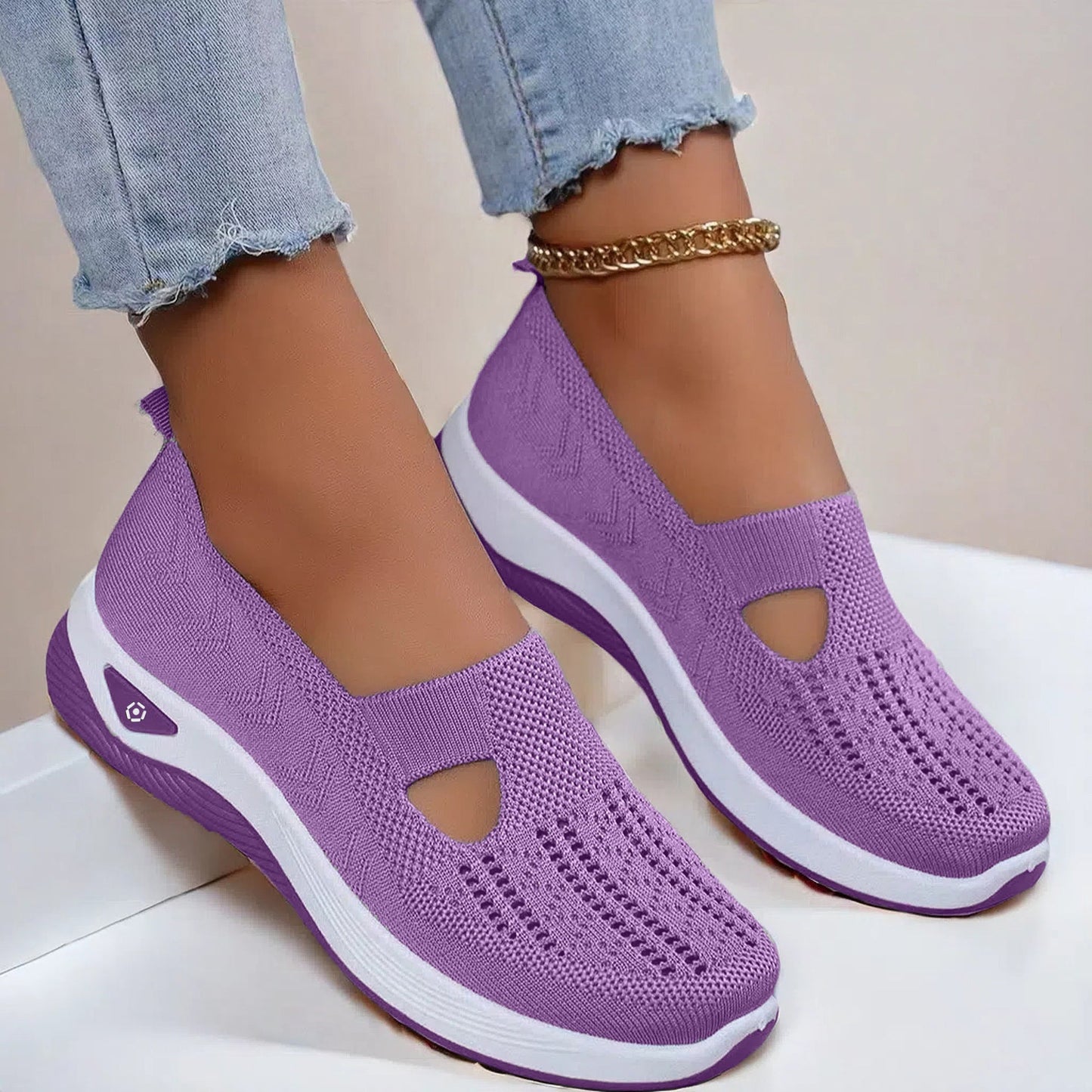 Ballerines en maille respirante pour femmes - Élégantes et confortables