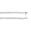 Collier Riviera en diamant cluster en or blanc 14K certifié IGI
