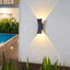 Lámpara de pared exterior impermeable premium para jardines de villa