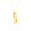 .06ct Zircon Diamond Pendant in 10KT Yellow Gold