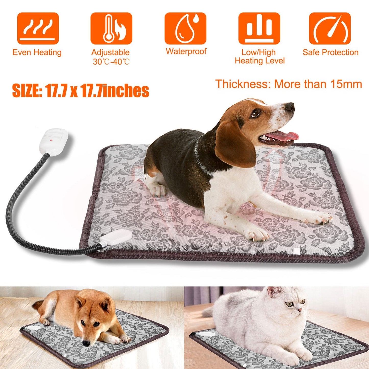 Tapis chauffant pour animaux de compagnie GBruno Cozy pour un confort ultime