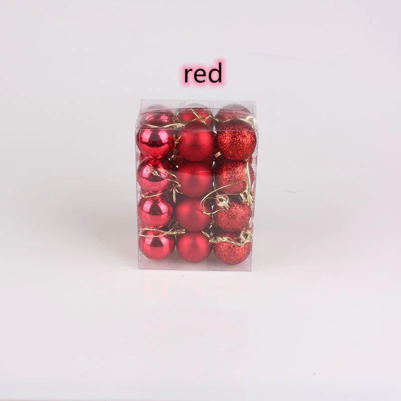Adornos de Árbol de Navidad Elegantes - Set de 24