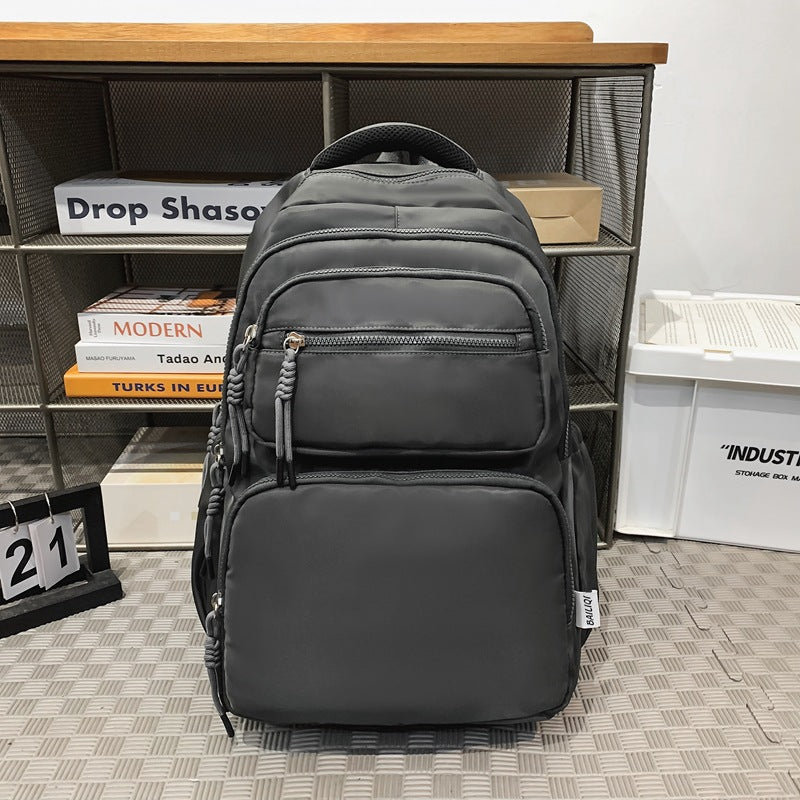 Sac à dos léger et imperméable pour ordinateur portable - Style campus unisexe