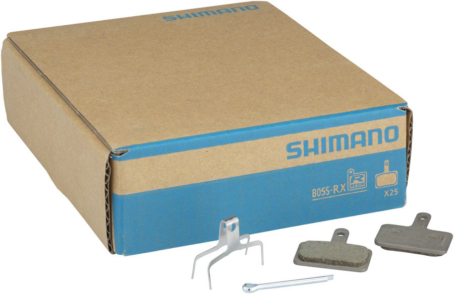 Resorte de Pastilla de Freno de Disco Shimano B05S-RX - Compuesto de Resina, Caja de 25 Pares