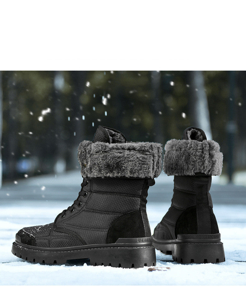 Men's Outdoor Plus Cotton High Top Boots