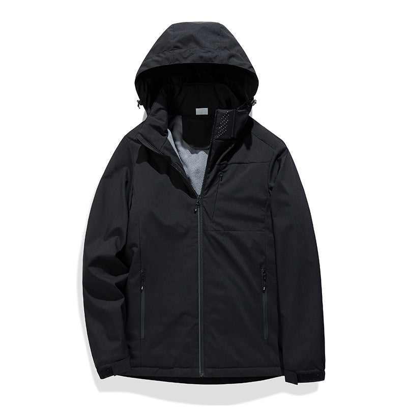Chaqueta Premium Impermeable y a Prueba de Viento con Forro de Forro Polar