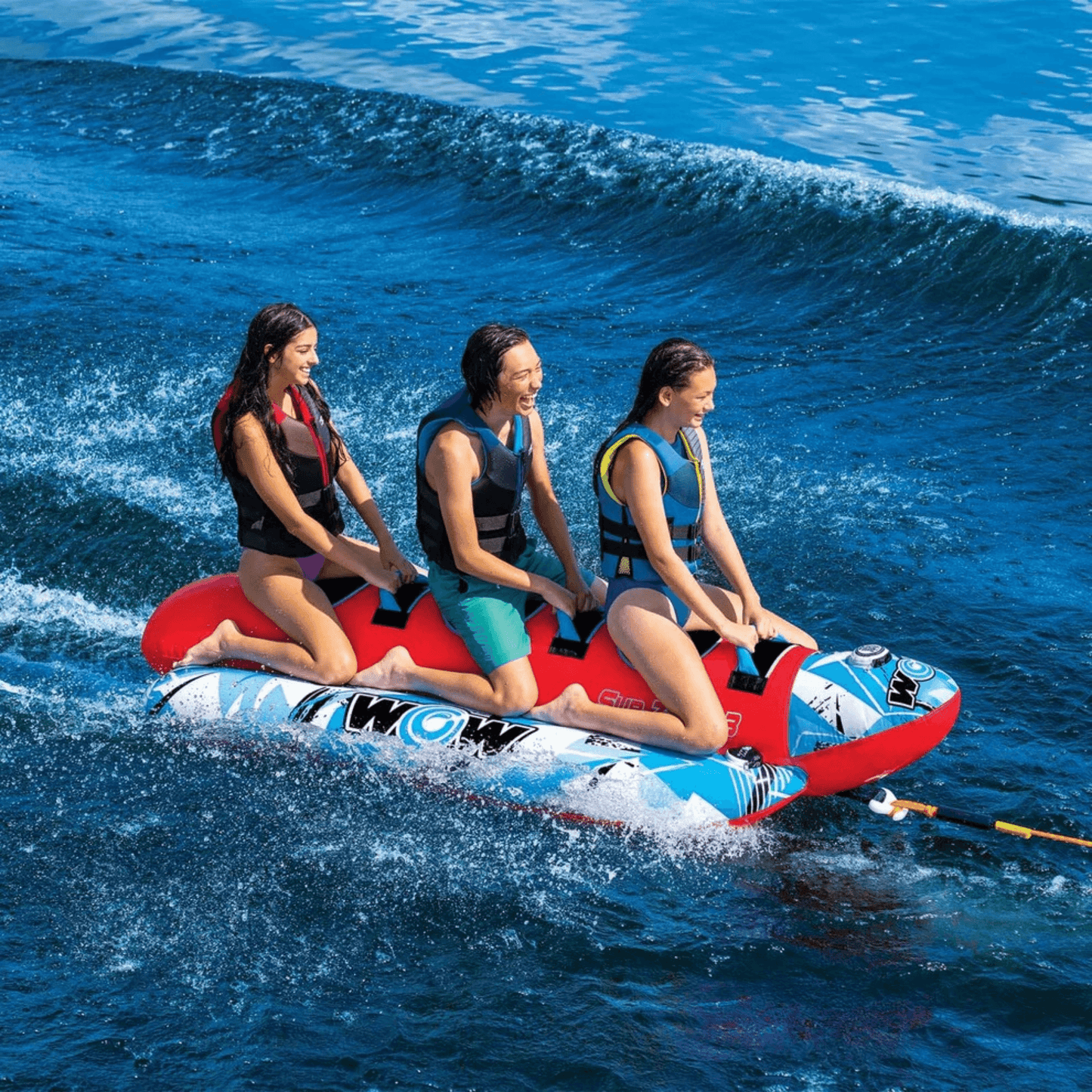 WOW Watersports Sub-Zilla Tubo Remolcable para 3 Personas