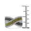 1.44 Carat Multi Diamond Sterling Silver Engagement Ring
