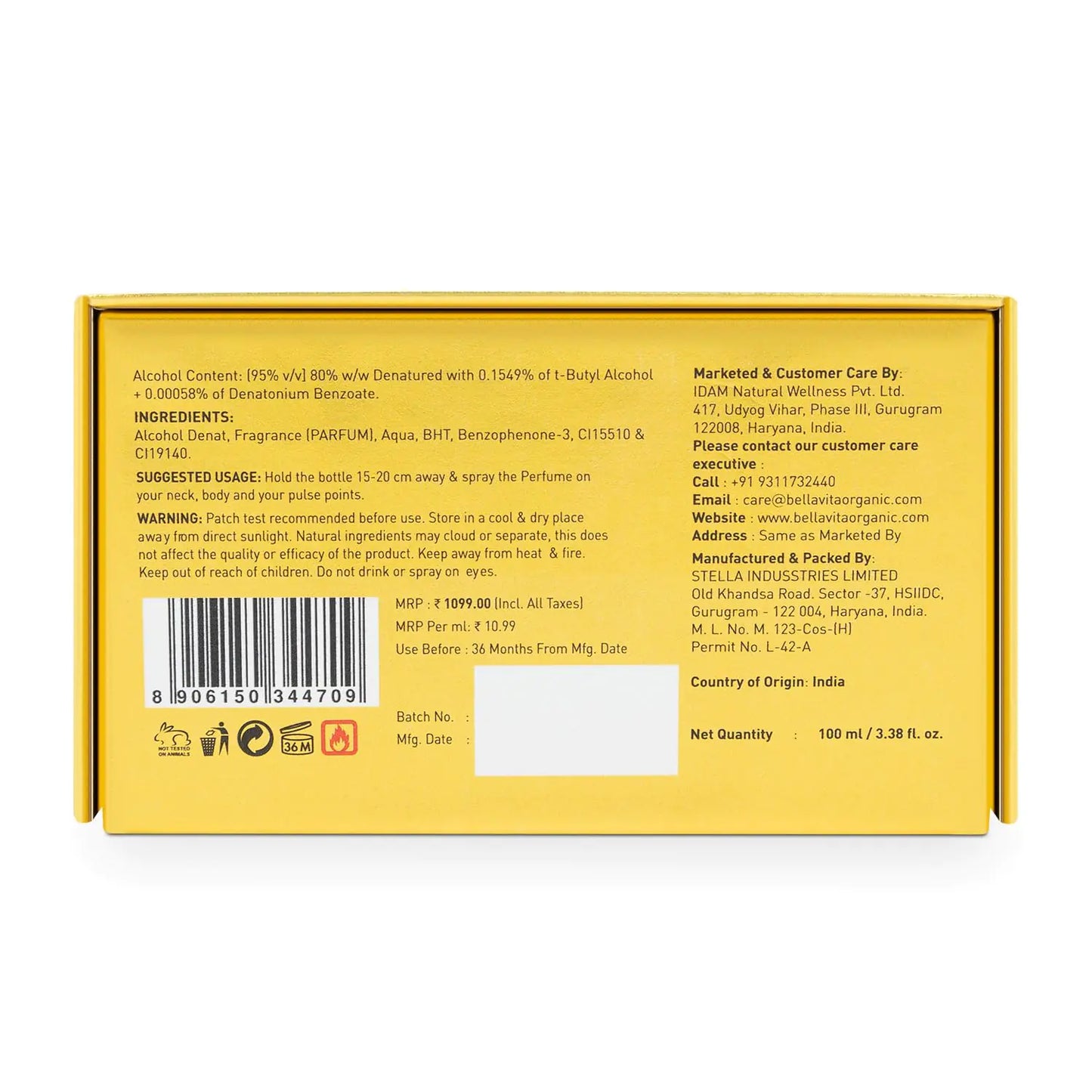 OUD GOLD Eau De Parfum - 3.38 fl. oz. | Fragancia Unisex
