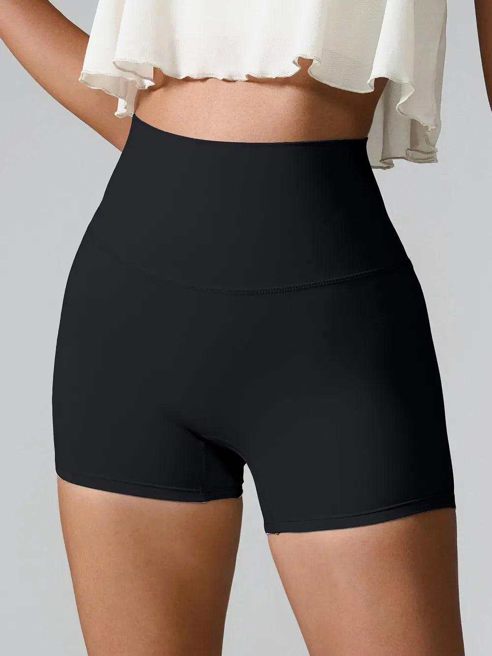 Shorts de sport taille haute premium