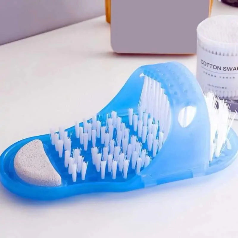 Brosse de nettoyage des pieds premium avec chausson pour un entretien sans effort