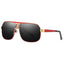 Lunettes de soleil élégantes à grande monture pour hommes