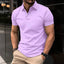 Polo Shirt pour Homme à Manches Courtes d'Été - Couleur Unie et Design Élégant