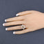 Anillo de Diamante Marrón de 3.01 Quilates Certificado IGI y Diamante Blanco de 0.52cttw en Oro Rosa