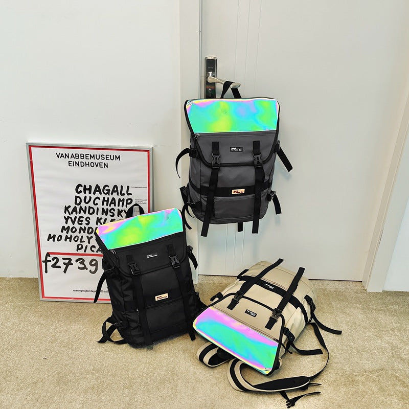 Men's Large Capacity Laptop Backpack - Trendy Workwear