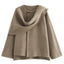 Women's Loose Casual Cape Knitted Sweater Coat