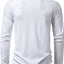 Men's Button Detail Long Sleeve T-Shirt