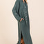 Robe maxi à manches longues et décolleté en V Airflow pour femmes