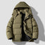 Chaqueta de Algodón Acolchada Impermeable de Dos Piezas Cálida