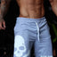 Men's Skull Drawstring Shorts