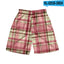 Men's Plaid Casual Beach Shorts