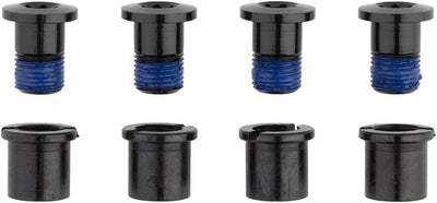 Pack de boulons de chaîne RaceFace - Ensemble de 4 boulons noirs de 12,5 mm