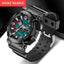 Montre de sport militaire unisexe LED numérique analogique