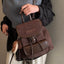 Preppy-Style Commuter Backpack - Vintage Travel Bag