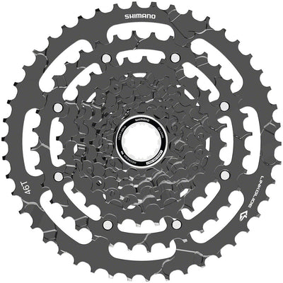 Cassette Shimano CUES CS-LG400-9 - 9 Velocidades 11-46t LINKGLIDE Negro