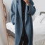 Women's Multi-Color Woolen Trench Coat