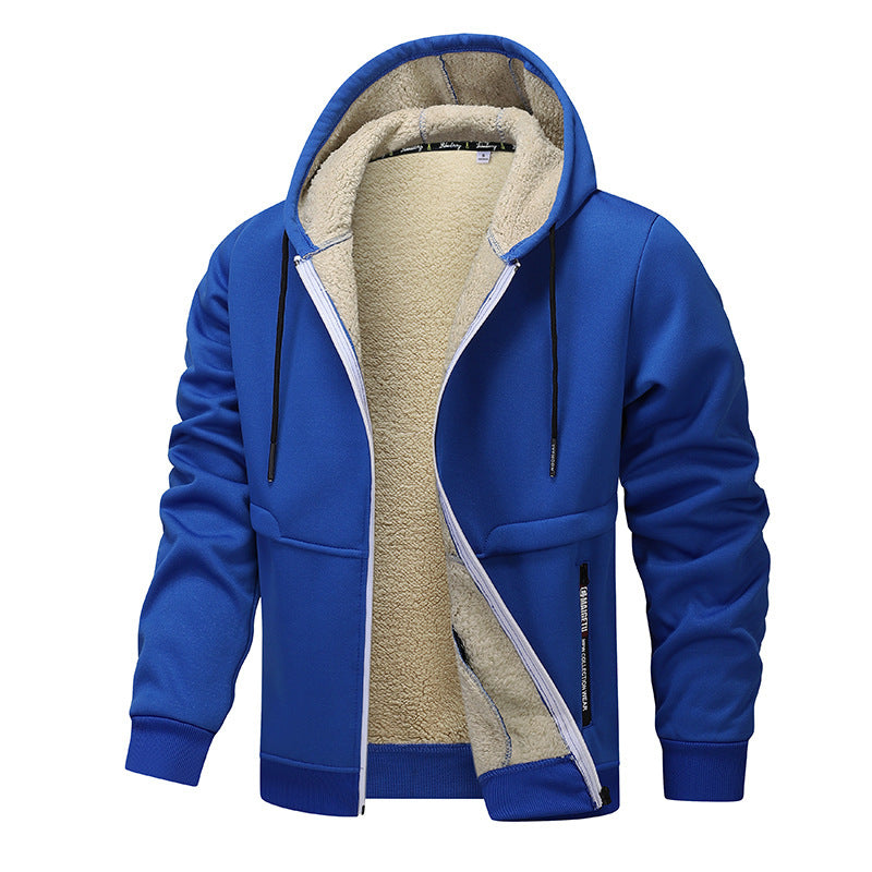 Men's Premium Lambswool Thickened Puffer Jacket