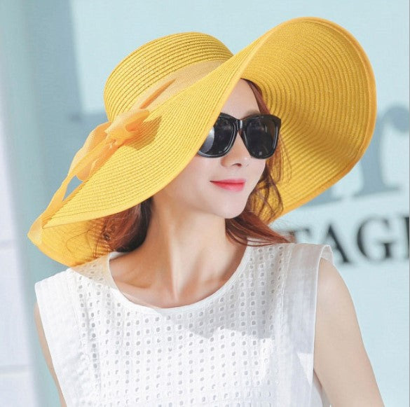 Premium Foldable Straw Sun Hat for Women