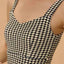 Sostén Activo Houndstooth con Espalda Cruzada