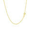 Cadena de Singapur de Oro Amarillo de 10k - 1.0mm