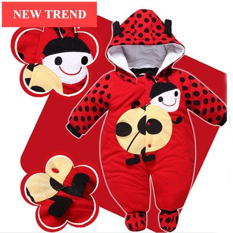 Cozy Cartoon Baby Rompers for Autumn & Winter