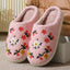 Colorful Floral Cotton Slippers for Cozy Comfort
