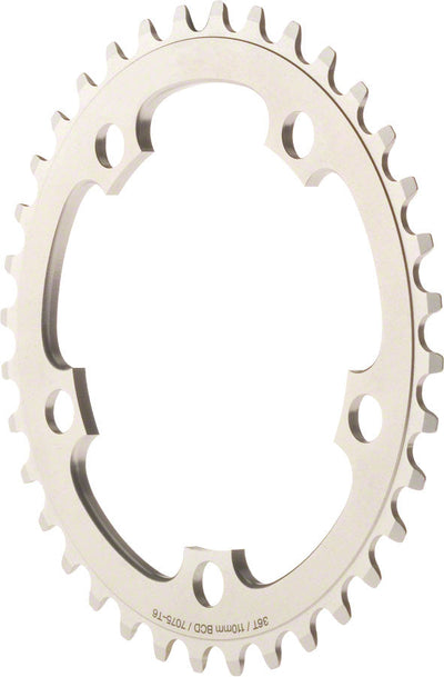 Plateau intermédiaire MSW 36T 110mm BCD - Argent