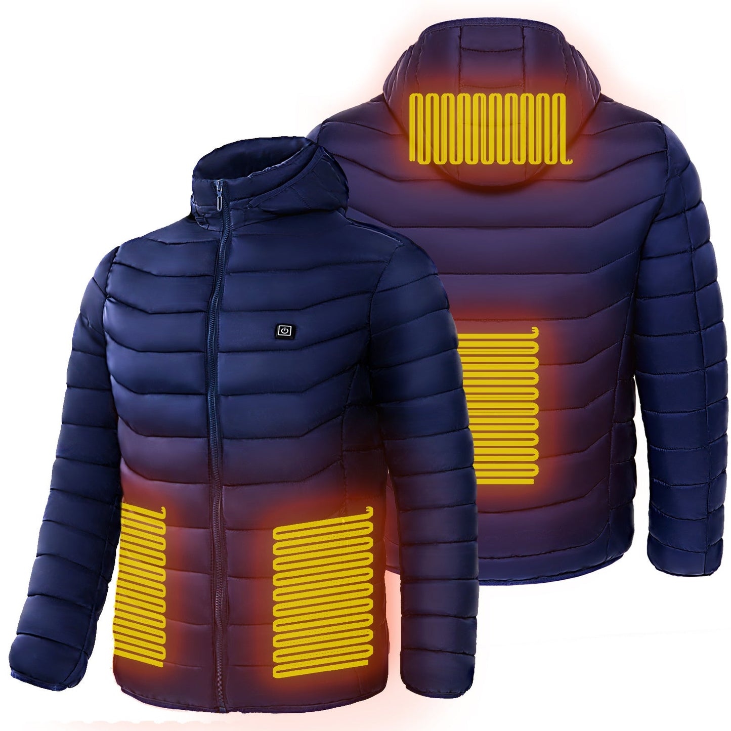 Veste Puffer Chauffante pour Homme avec Technologie de Chauffage Électrique