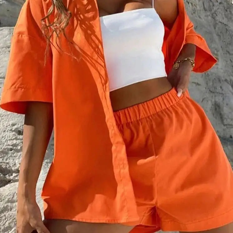 Ensemble de Shorts et Chemise Style
