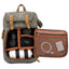 Kalier Waterproof Canvas Camera Backpack for DSLR