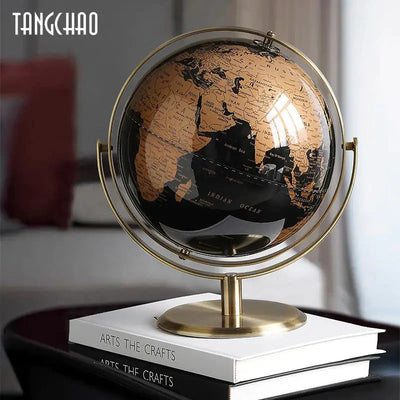 Retro Map Desktop Globe for Home and Office Decor
